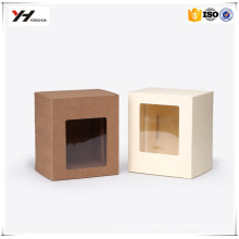 Factory Price PVC Paper Packaging gift Box Factory Price Custom Logo Square Visible